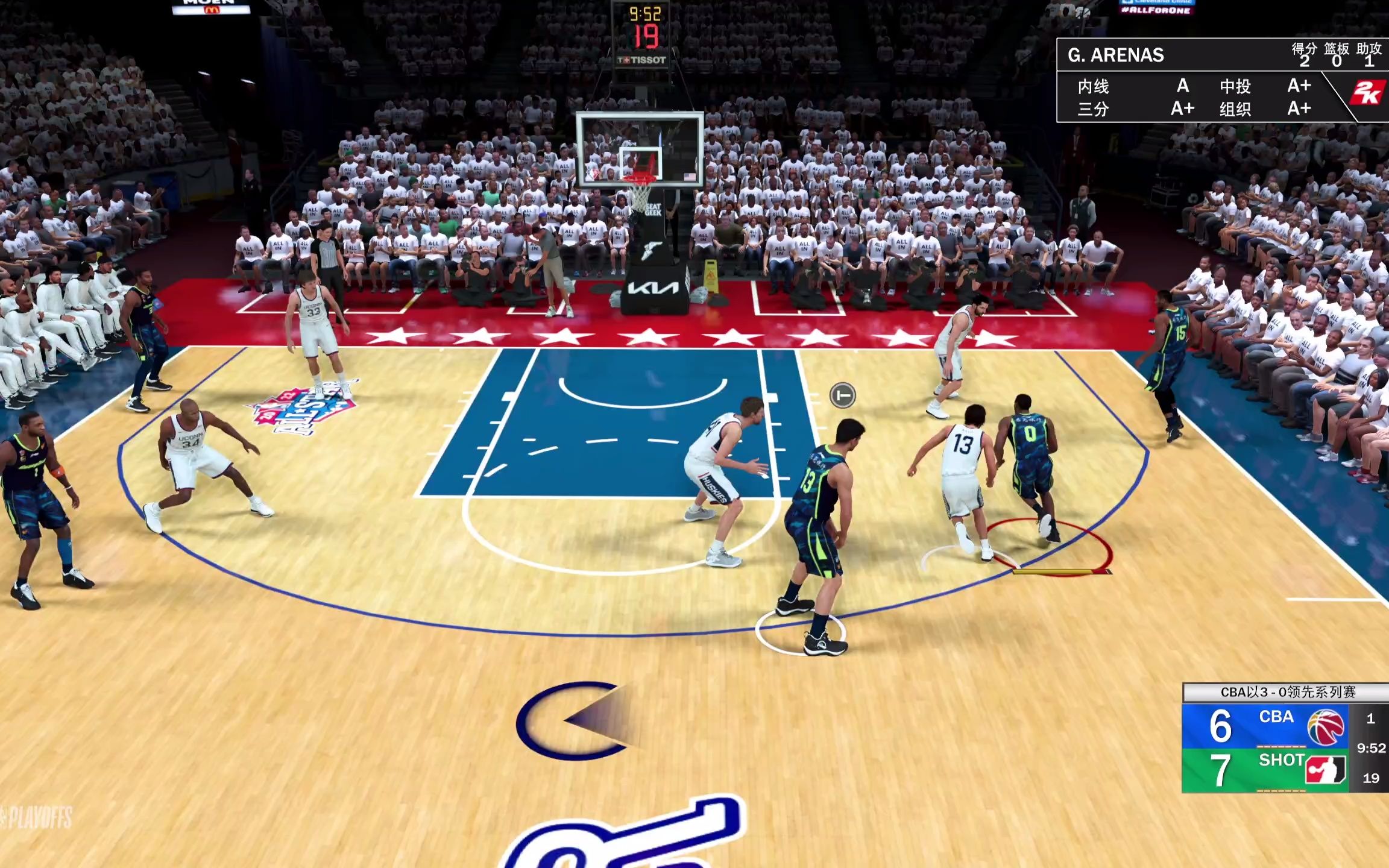 骑士内线巨人连续两场两双数据，成球队禁区利器的简单介绍