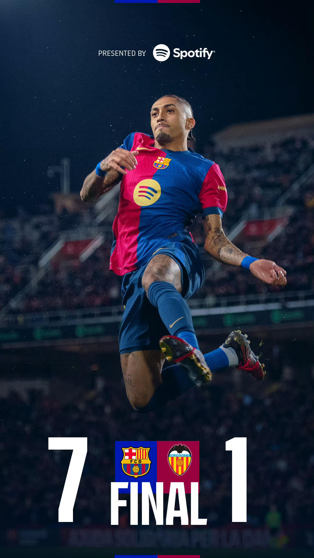 瓦伦西亚主场惨败，巴萨继续领跑积分榜的简单介绍